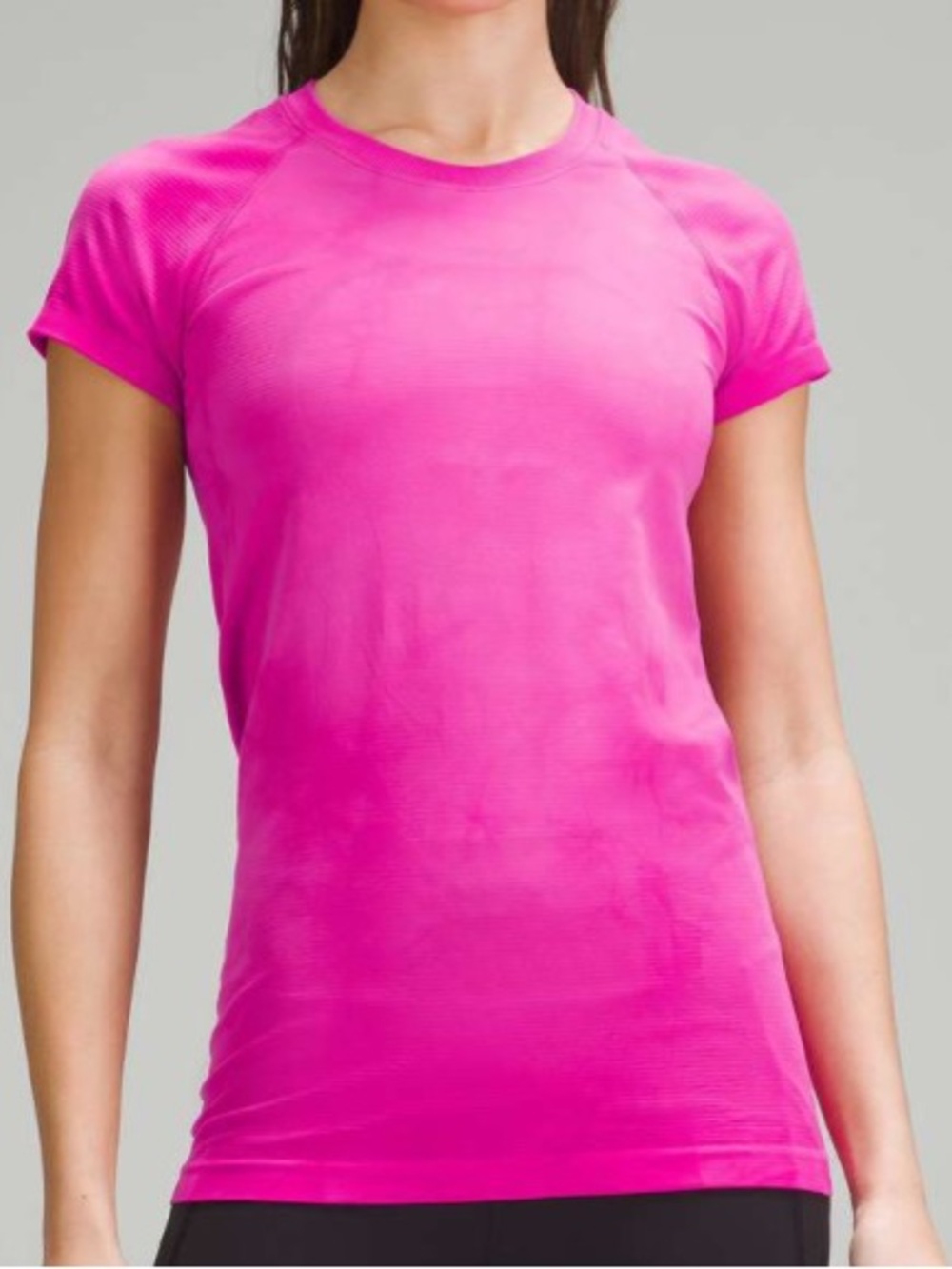 Lululemon Swiftly Tech Short-Sleeve Shirt 2.0 Marble Dye Sonic Pink | Size 4
